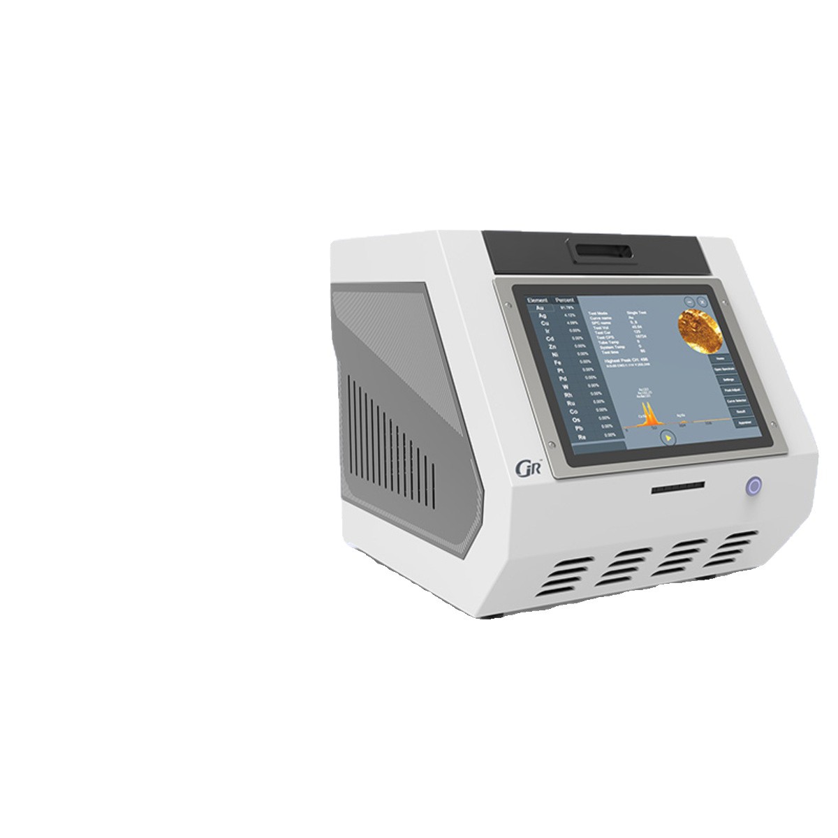 Aike Fluorescence Spectrum Gold Tester Genuine and Fake Detection Precious Metal Element Detector Platinum Silver Gold Copper Content Analyzer