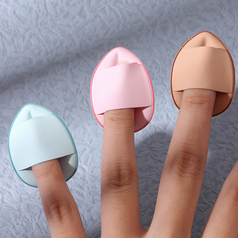 Korean Style New Finger Tip mini Small Thumb Air Cushion Powder Puff mini Small Water Drop Air Cushion Makeup Tool
