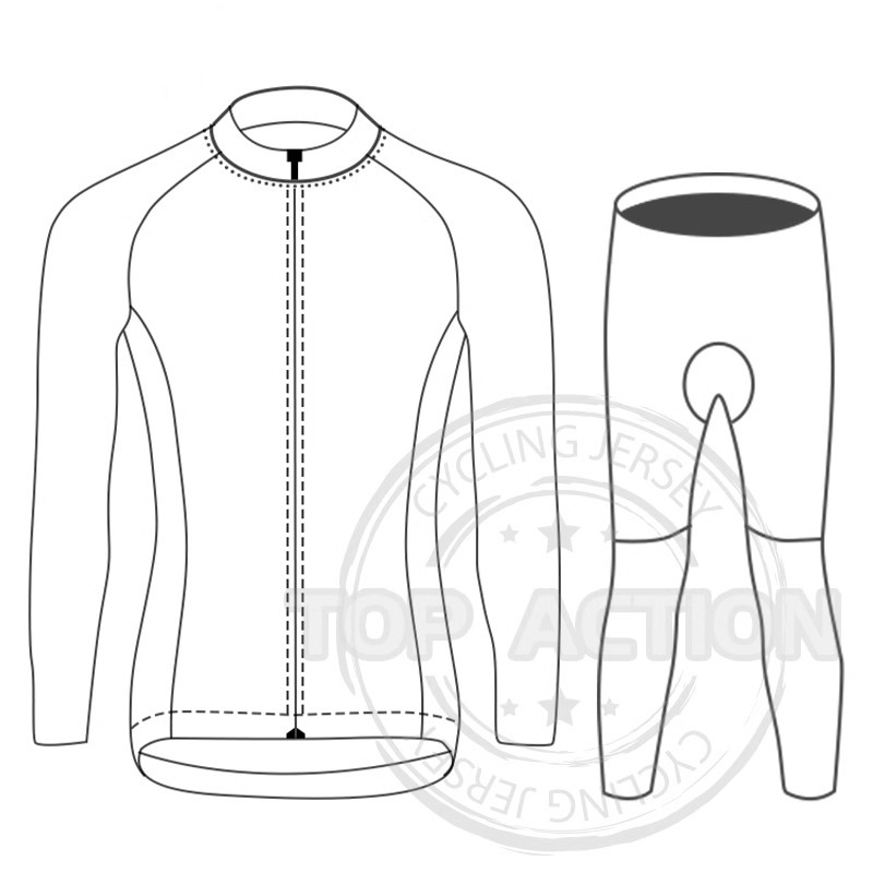 Factory wholesale production cycling clothes bicycle men and women adult long-sleeved short-sleeved shirt suspender pants suit road bike