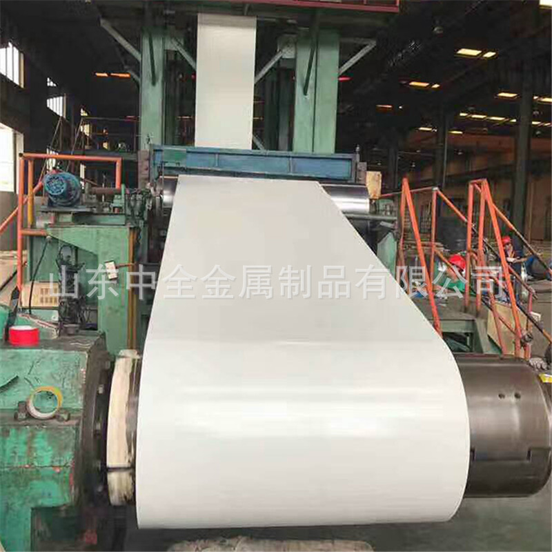 SGCC Sea Blue Galvanized Plate 0.35*1000 Matte White Color Steel Roll 0.16 Aluminized Galvanized Color Coating Plate