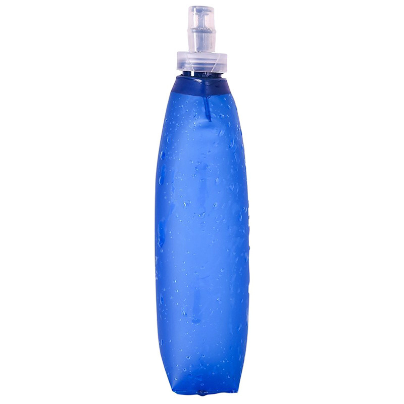 Factory cross-border soft water bottle outdoor sports soft water bag foldable soft water bottle running marathon cross-country running water bottle