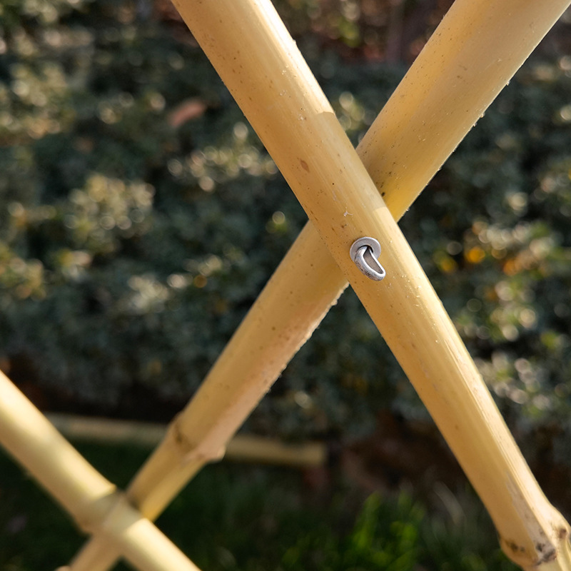 Retractable Bamboo Courtyard Greening Guardrail Outdoor Garden Vegetable Garden Bamboo Fence Garden Decoration Beautiful Village Fence Railing