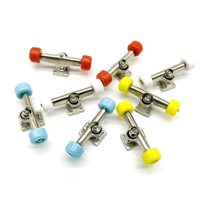 Finger fingertip skateboard bracket bearing wheel natural color bridge vitality board bridge professional maple finger skateboard parts