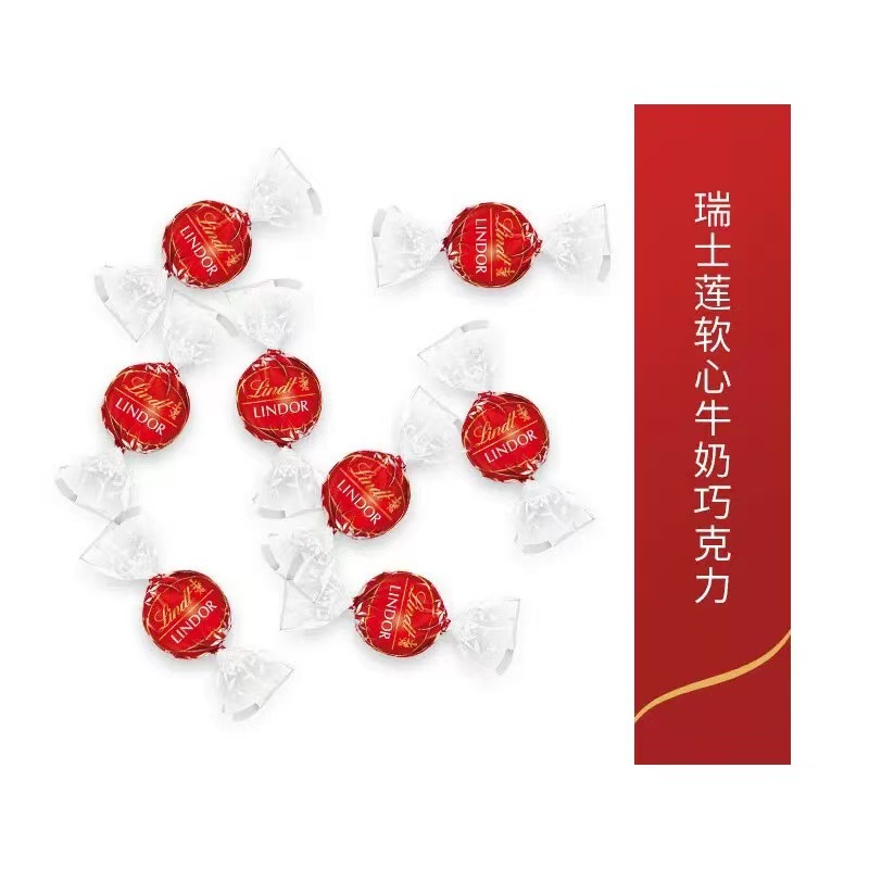 [Sf Express] Lindt Soft Heart Chocolate Milk Dark Chocolate Strawberry Wedding Candy Gift Box in Bulk