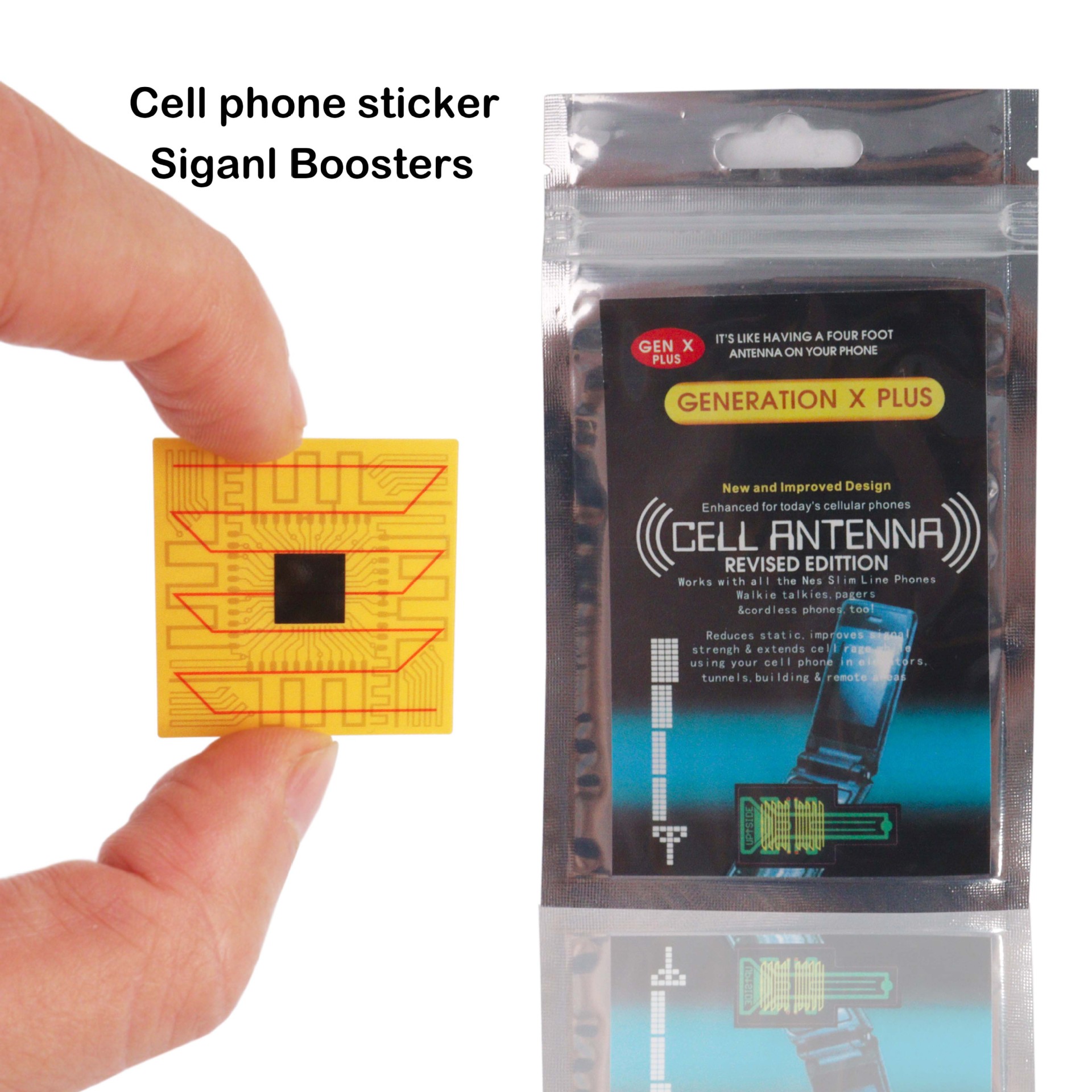 Cross-Border Hot Selling Temu Amazon Mobile Phone Signal Enhancement Stickers Clearance Spot Signal Enhancement Receiving Module