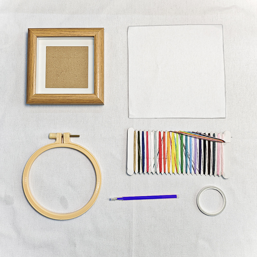 Вышитая фоторамка Little Red Book DIY ручные украшения 4 дюйма набор материалов для вышивки на день рождения для друзей