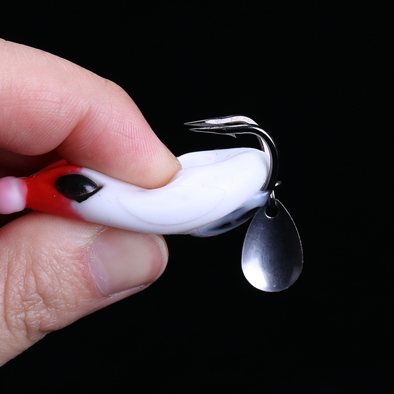 New Lightning Thunder Frog Silicone Frog Skin Fake Bait Double Hook Simulated Thunder Frog Big Fish Small Fish Fake Bait Manufacturer Wholesale Dropshipping