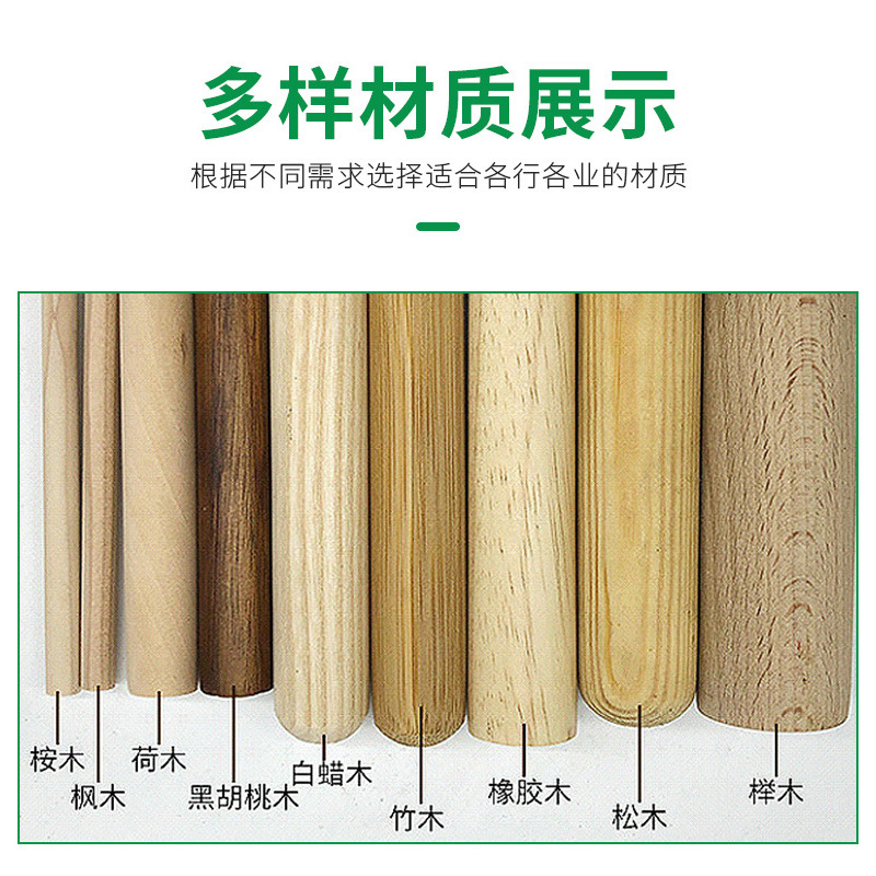 Round Thin Wooden Stick Log Stick Beech Round Wooden Stick Small Wooden Stick DIY Perforated Slot Wood Crafts Wooden Stick