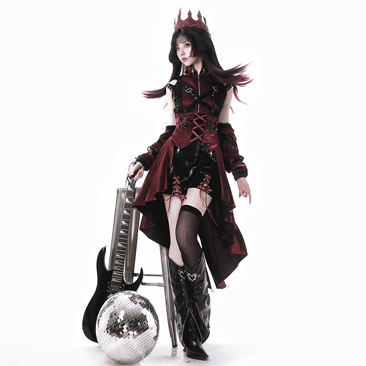 Bear Dou Sauce Original Chief Assassin Lolita Female Lolita Top Sleeve Skirt Shorts suit 7195