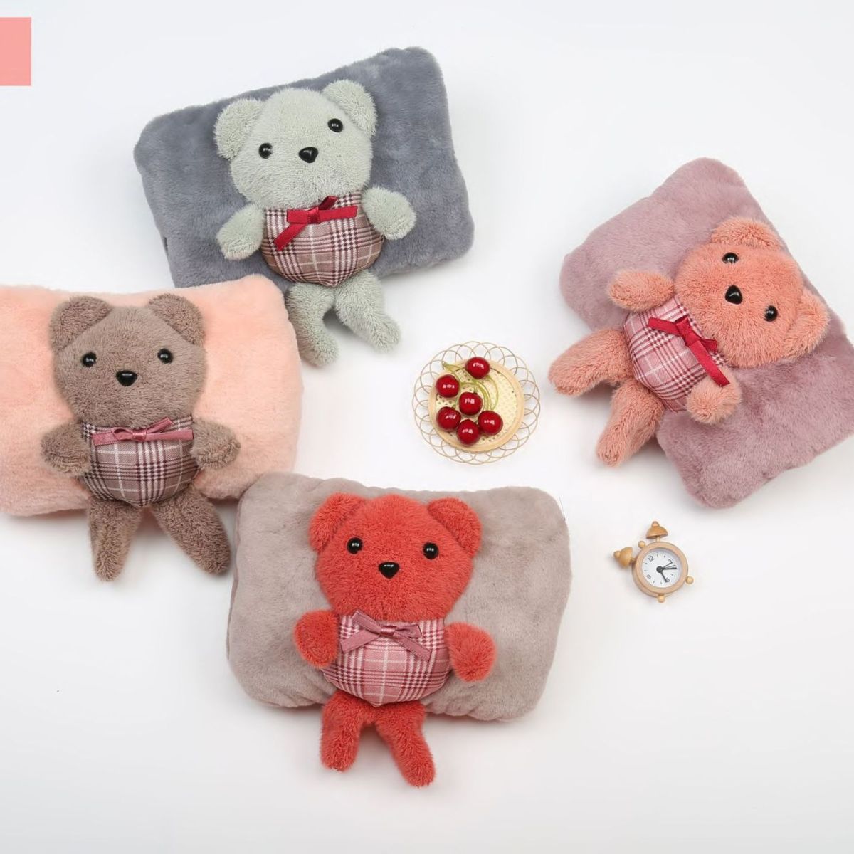 Double-sided gray rechargeable AC electronic small black technology heating household hand warmer in stock wholesale