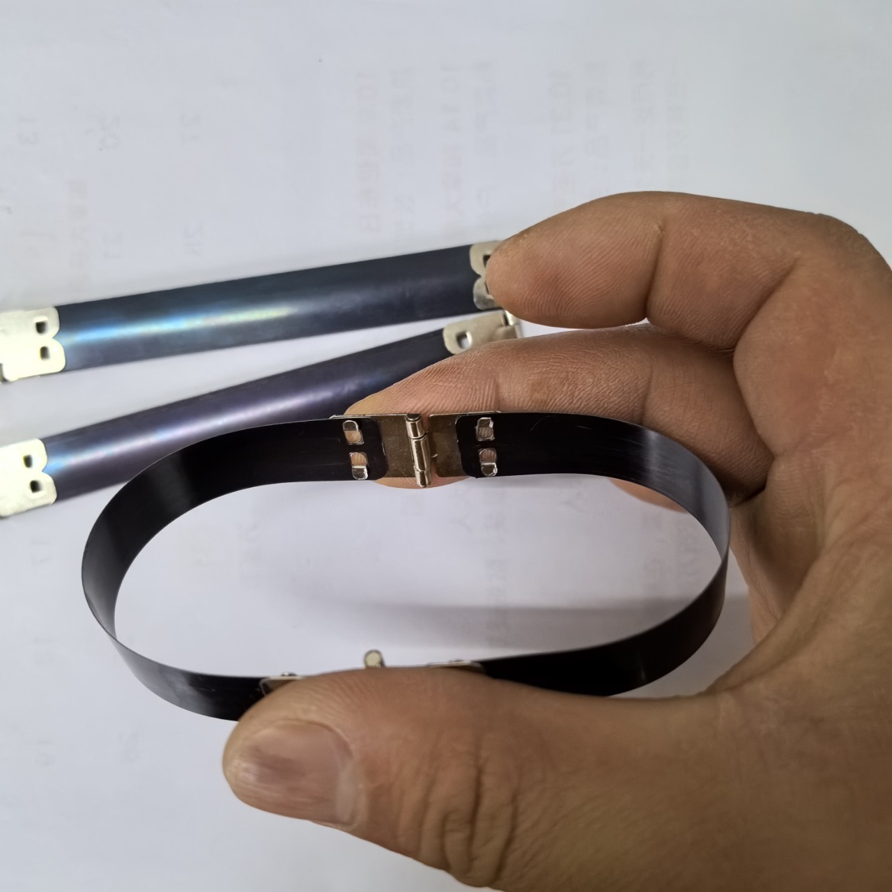 Ready-Made Spring Clip Accessories for Bags and Pockets, Manganese Steel Spring Clips