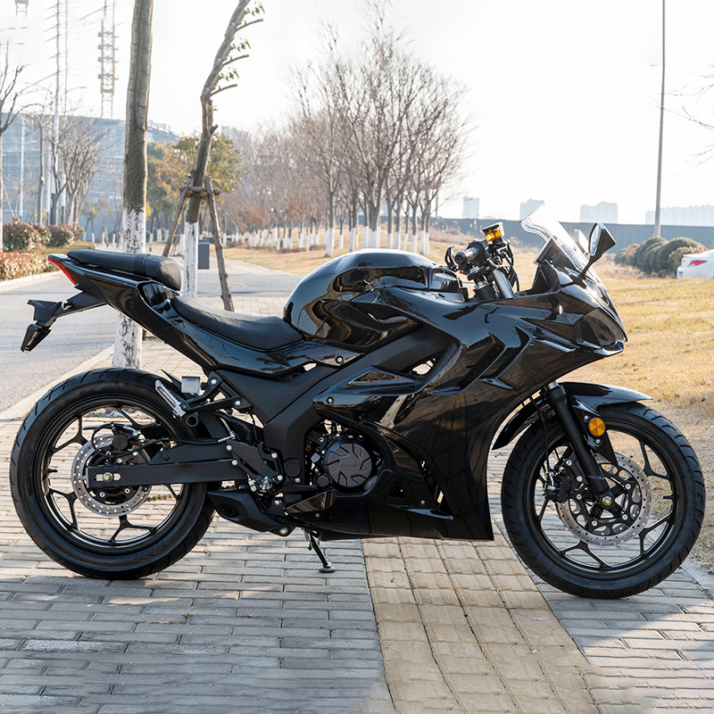 Cross-Border Export Dk200 Brand New Motorcycle Sports Car National Iv Efi Air-Cooled 6-Speed Single-Cylinder Racing Fuel Motorcycle