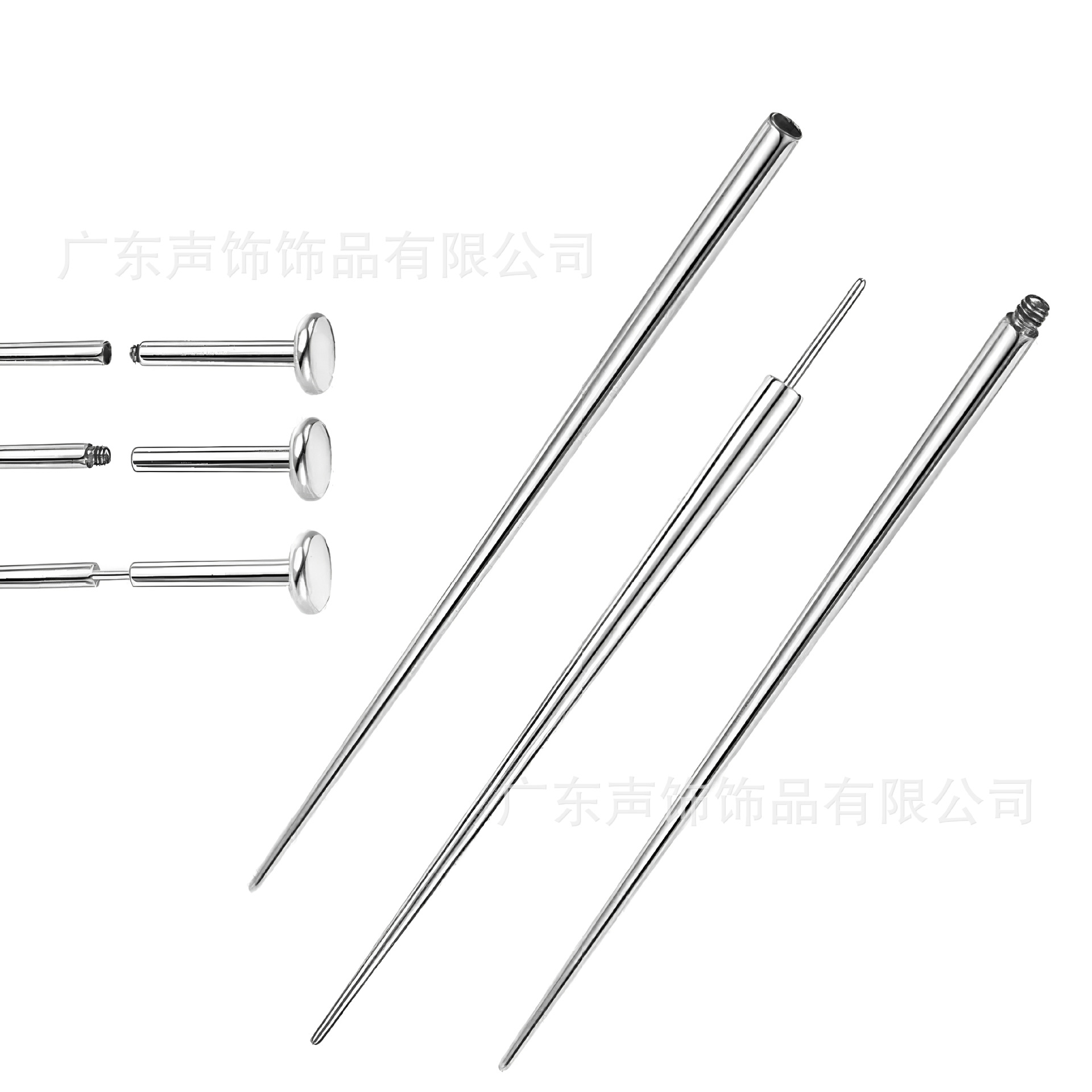 Guide Needle 316 Titanium Steel Puncture Auxiliary Rod Internal and External Threaded Puncture Traction Needle Source Manufacturer