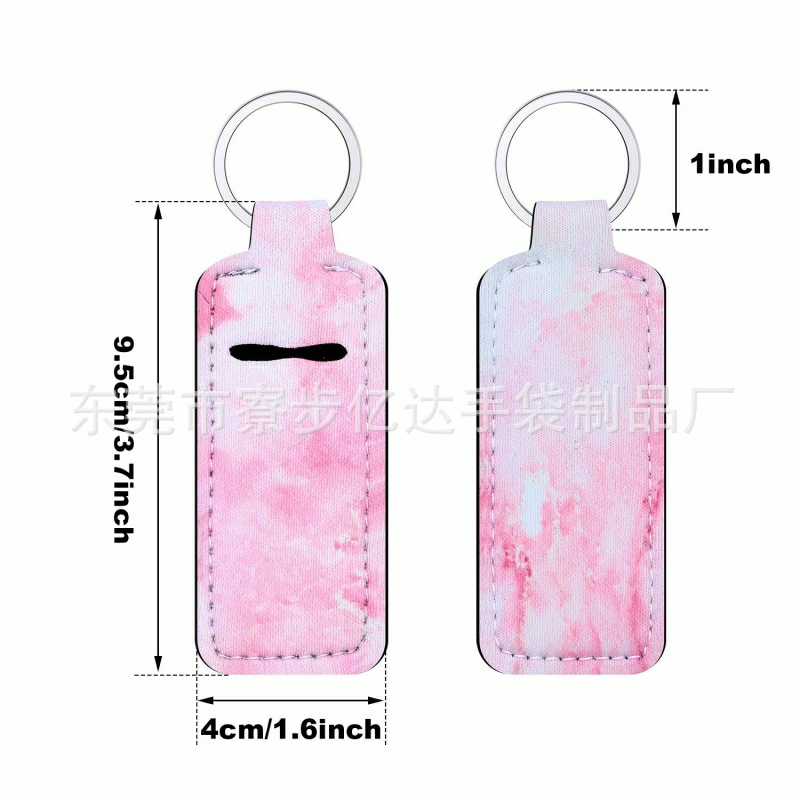 Amazon hot-selling diving lipstick protective cover lipstick case keychain outdoor convenient lipstick pendant lipstick case
