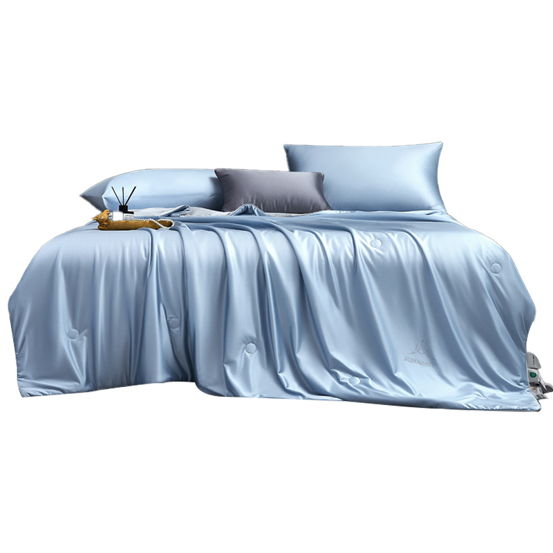 High-End Washable Cool Mulberry Silk Summer Quilt Real Silk Summer Quilt Tencel Ice Silk Air-Conditioned Quilt Quilt Core