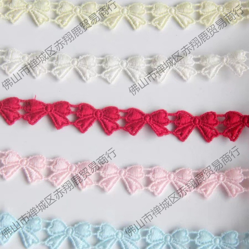 Оптовая продажа, в наличии, ручная работа, DIY аксессуары, японская версия водорастворимого мерсеризованного хлопка, ширина кружева 1 см