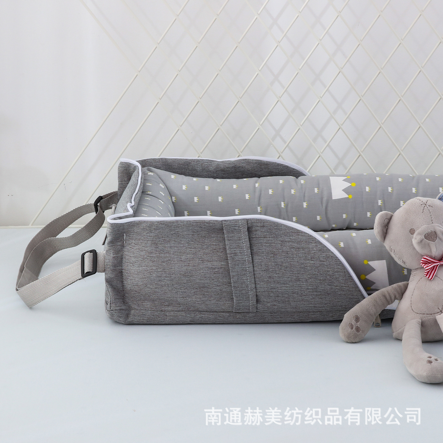 Cross-Border Hemei Baby Crib Portable Mommy Baby Nest Shoulder Bag Bed-In-Bed Travel Crib
