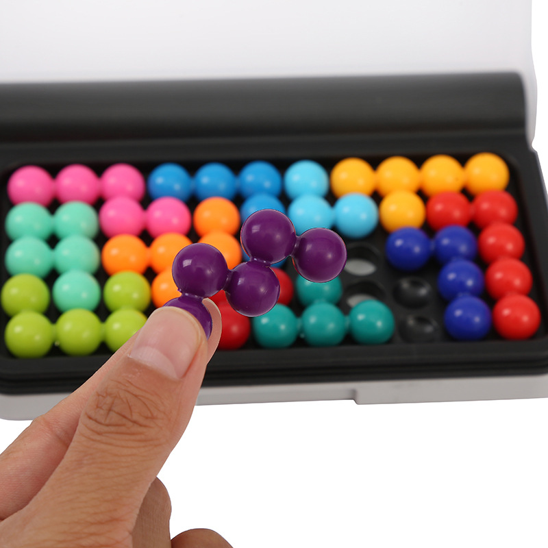 Умные цветные бусины, игрушки для обучения логическому мышлению.