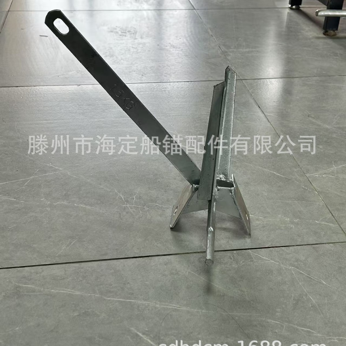 Якорь для каяка Danforth, горячепоцинкованный якорь Danforth, якорь с кольцом для скольжения, якорь для лодки для пляжного использования