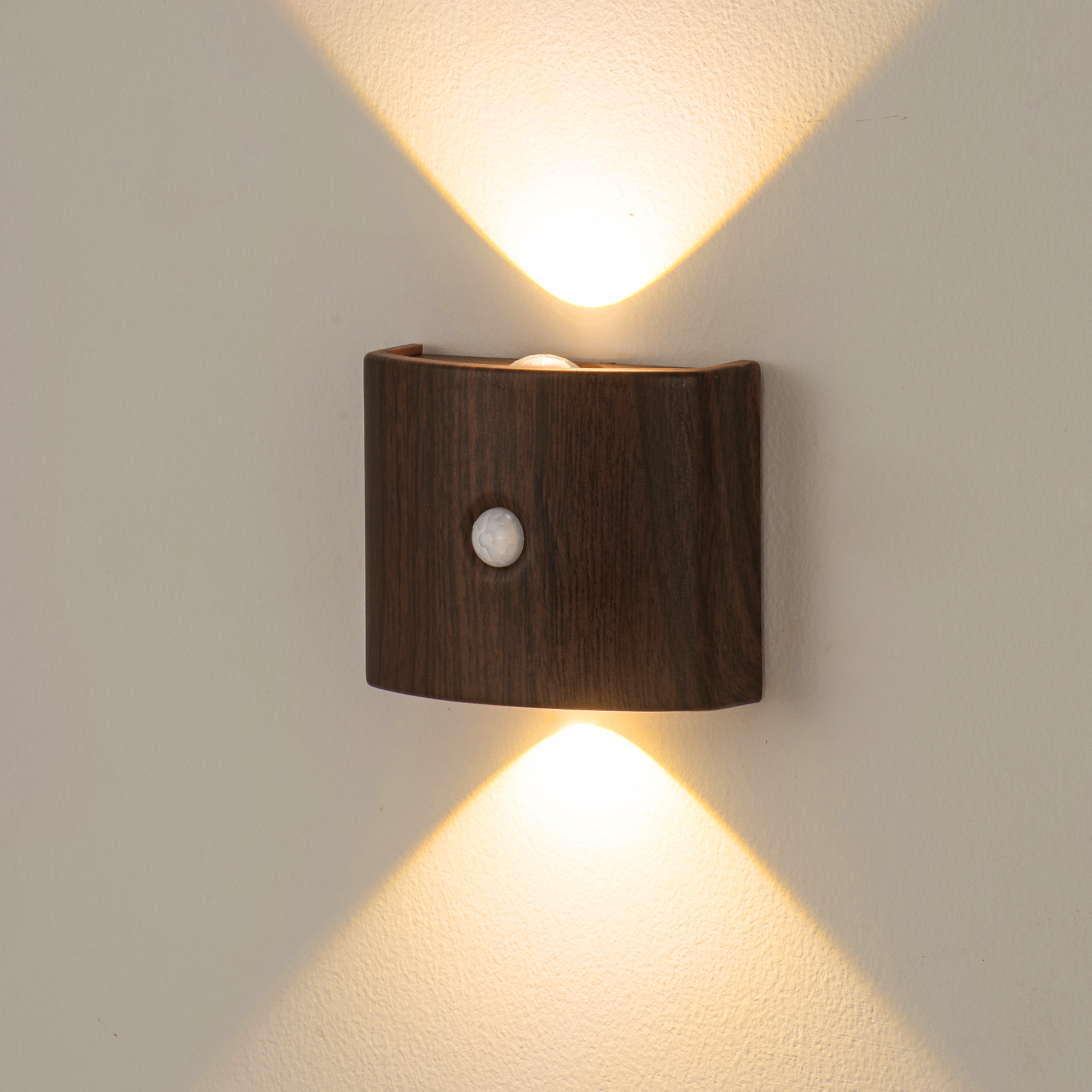 Led Infrared Sensor Wall Lamp Aisle Corridor Entrance Balcony Hole-Free Battery Wall Lamp Factory Direct Sale