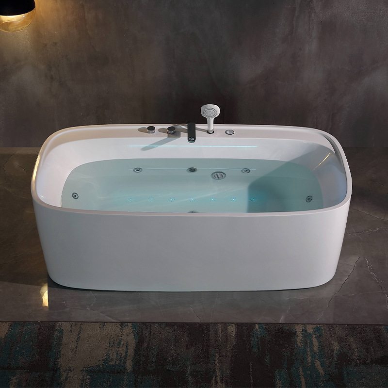 Independent Seamless Integrated Massage Bathtub Surfing Small Apartment Home Hotel B&B Project Acrylic Massage Tank
