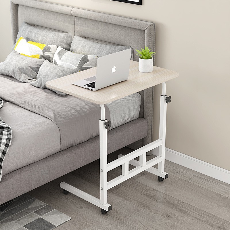 Боковой стол, мобильный подъемный стол у кровати, стабильный и прочный компьютерный стол, многофункциональный стол