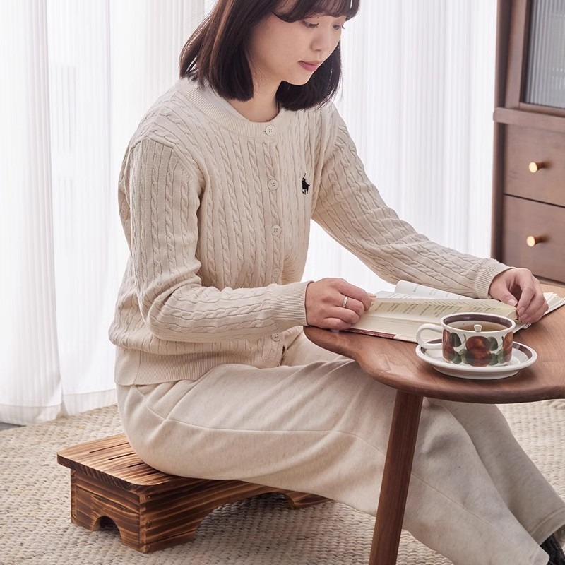 Solid Wood Japanese-Style Small Stool Footrest Stool Bedside Footstool Sofa Stool Platform Mat Under-Table Footstool Heightening Pad Custom-Made