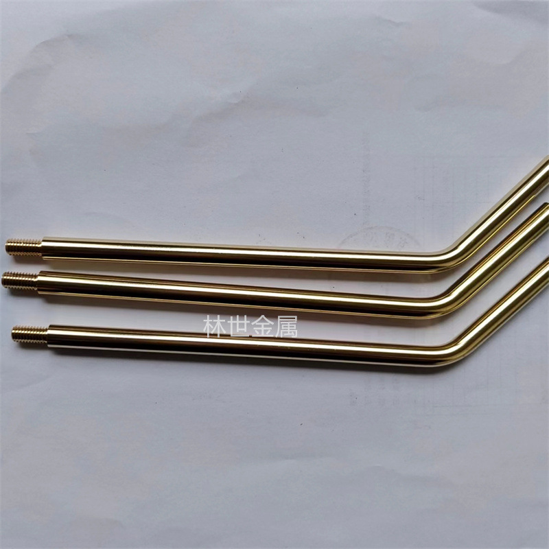 in stock H65H62 Brass Tube CNC Lathe Cutting Hollow Copper Tube Flaring Bending Drilling Polishing Plating