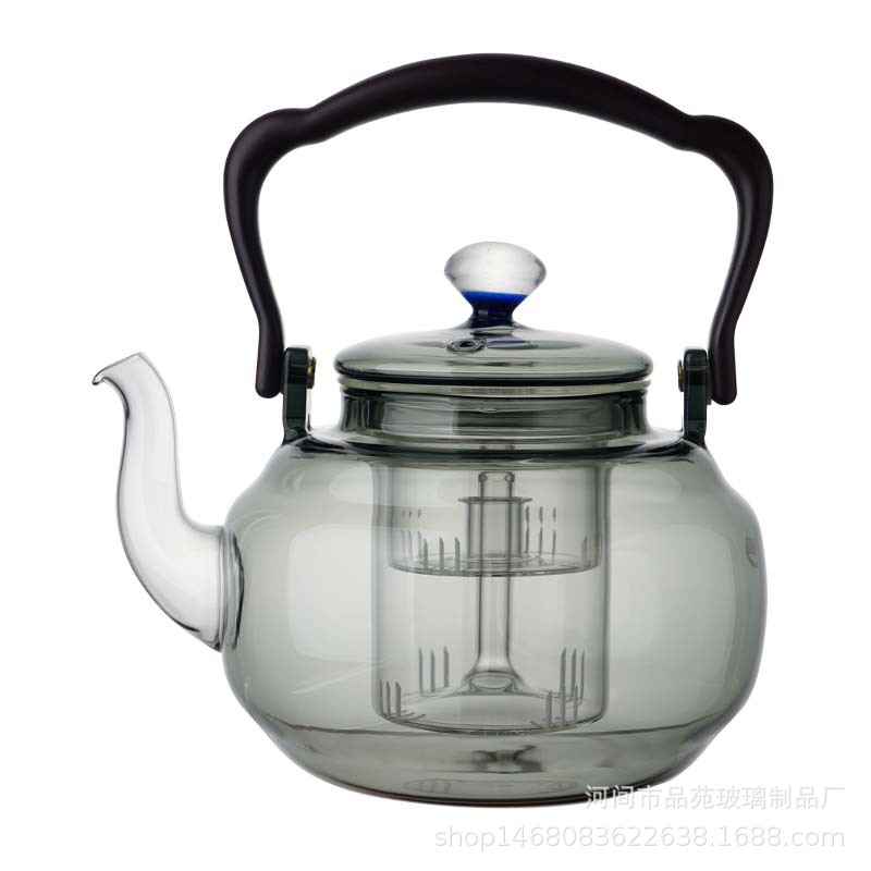 Glass teapot high temperature resistant explosion-proof lifting beam pot large capacity stove scented tea bubble tea brewing household 2024 new
