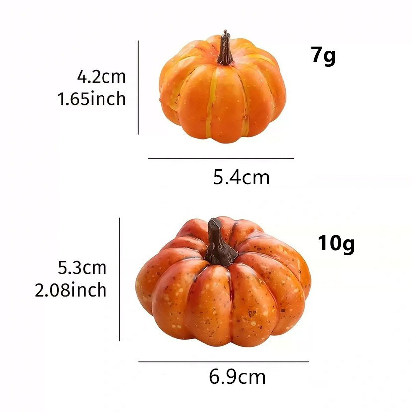Simulation pumpkin 3.5cm-50cm foam Halloween pumpkin factory direct props shooting fake pumpkin model