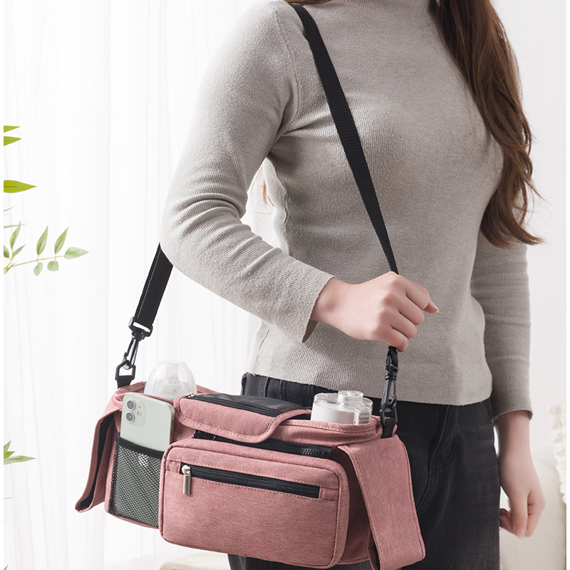 Amazon New Baby Stroller Storage Bag Baby Stroller Hanging Bag Mummy Bag Hanging Bag Bottle Storage Artifact