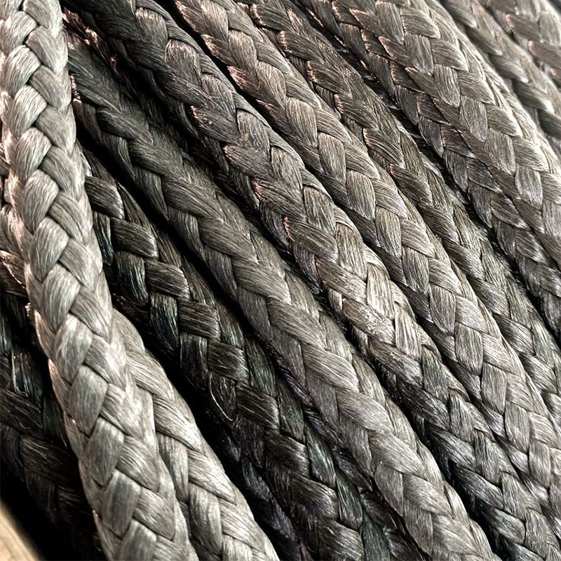 High Strength UHMWPE Marine Cable 12 Strand Ultra High Molecular Weight Polyethylene Rope Tug Rope Dini Horse Rope