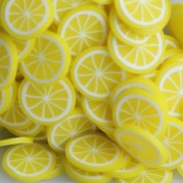 Simulation 1cm fruit slice large fruit slice soft pottery fruit slice cream glue slime simulation cake accessories