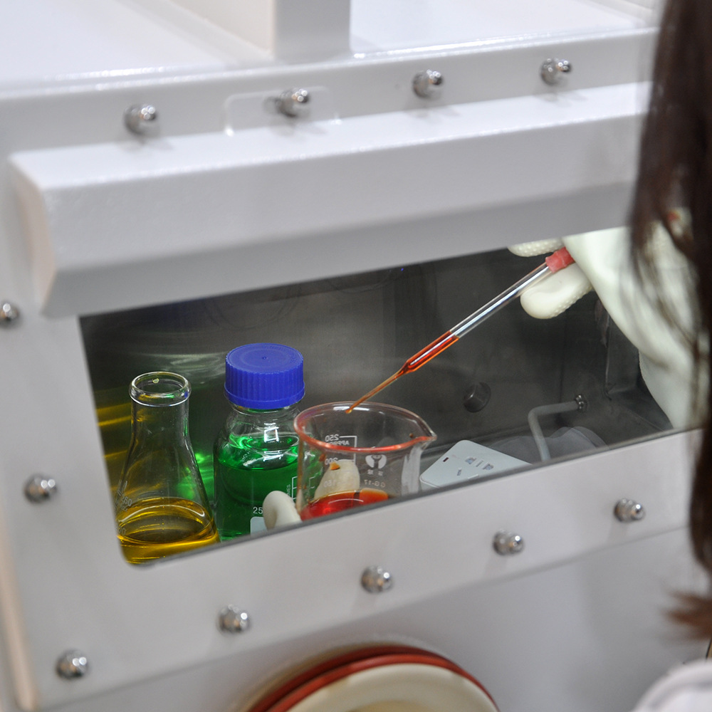 Vacuum Glove Box Laboratory Scientific Research Anaerobic Operation Box Stainless Steel Corrosion-Resistant Negative Pressure Glove Box Factory Direct Supply