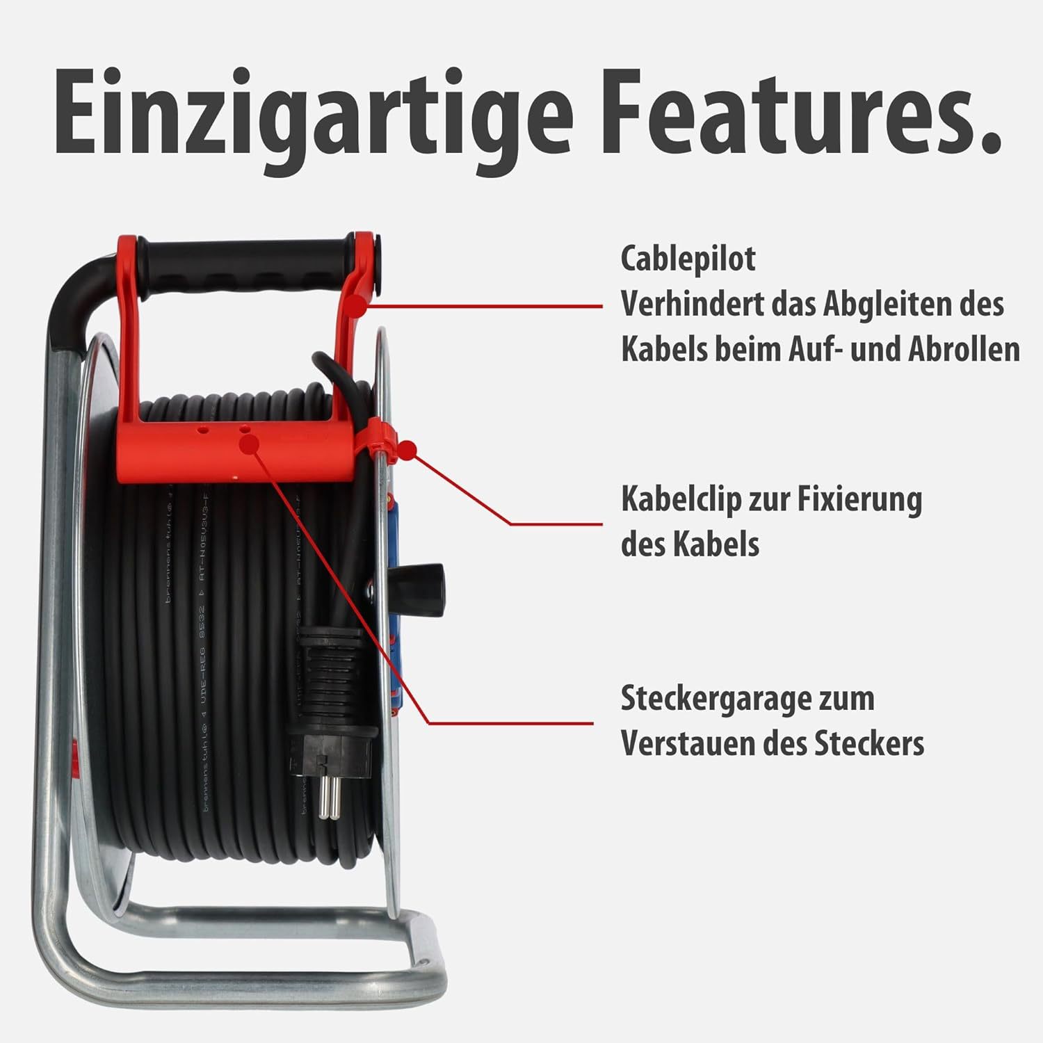 Brennenstuhl Garant S V2 Ip44 Cable Drum 50m Outdoor (Made