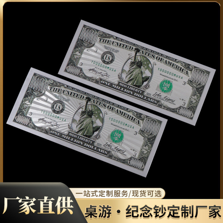 Банкнота с изображением статуи Свободы, золотая фольга, памятная банкнота, 100000 памятная монета, коллекция внешней торговли