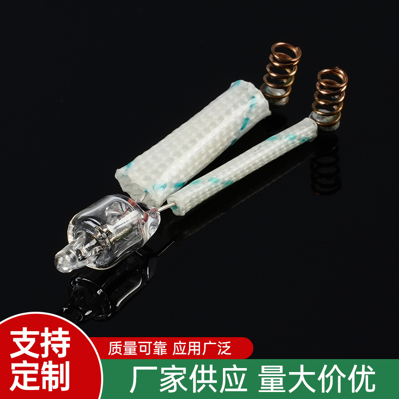 [Factory Supply] 5 * 13mm 6*12mm Red Neon Lamp Assembly Soldering with Spring Terminal Wax Tube