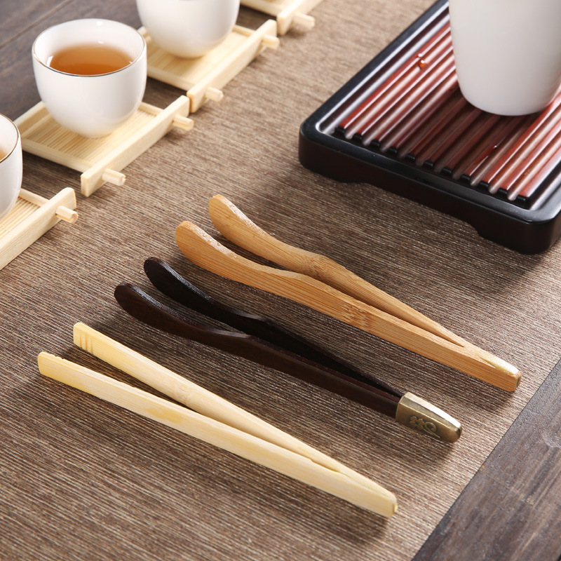 Bamboo Tea Clip, Ebony Clip, Tweezers, Cup Clip, Tea Ceremony Accessories, Manufacturer Wholesale Custom Logo Marking