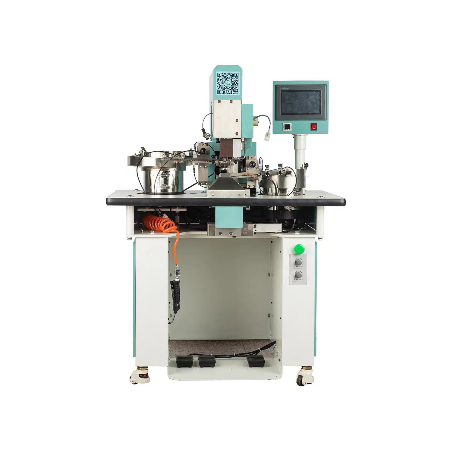 Factory full-automatic button machine four-button clothing button machine button nailing machine riveting machine hidden button machine button machine