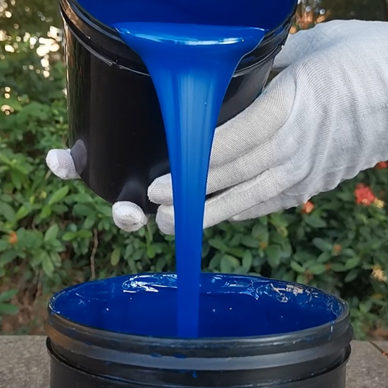 Anti-Cnc Alkali Stripping Photosensitive Protective Ink Metal Plating Peelable Blue Glue Led Curing Screen Printing Sandblasting Ink