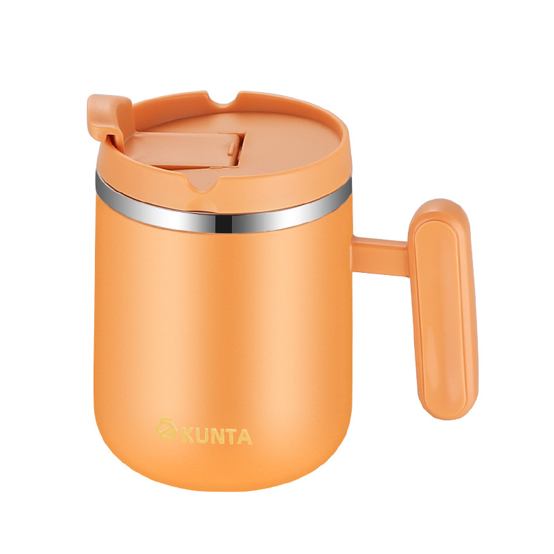 304 Stainless Steel Mug Double Layer ins Style Coffee Milk Mouth Cup Creative Japanese Style Water Cup Thermos Cup Gift