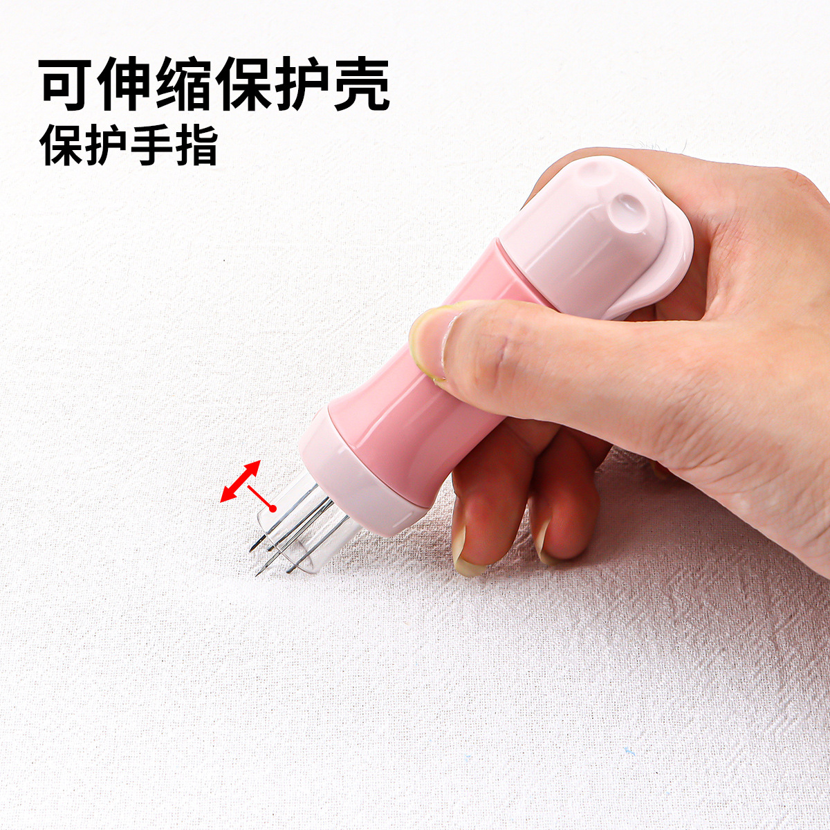 Wool Felt Poke Poke Le Manual DIY Sewing Tool 5-head Poke Needle Replacement Needle Set Multi-felt Needle Rapid Felt