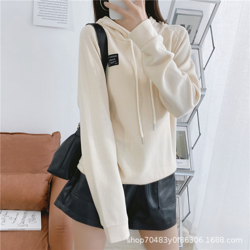 Spring and Autumn Maternity Wear for Going Out, Postpartum Clothing, Nursing Sweatshirt, Hooded Left and Right Open Nursing Clothing 9210