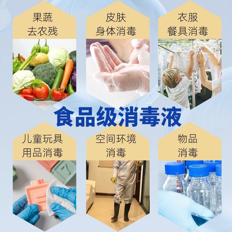 Manufacturer Wholesale Food Grade Hypochlorous Acid Disinfectant 1 Ton 25L5L No-Wash Disinfection for Mother and Baby