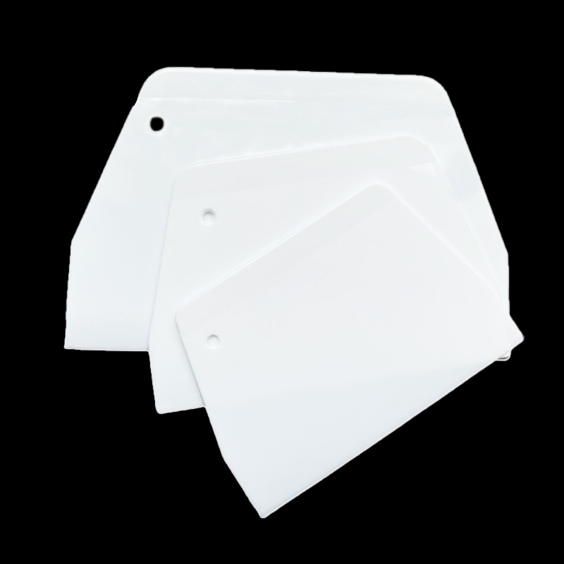 Spot trapezoidal scraper plastic scraper cream cake dough cutting knife rice rolls scraper baking scraper