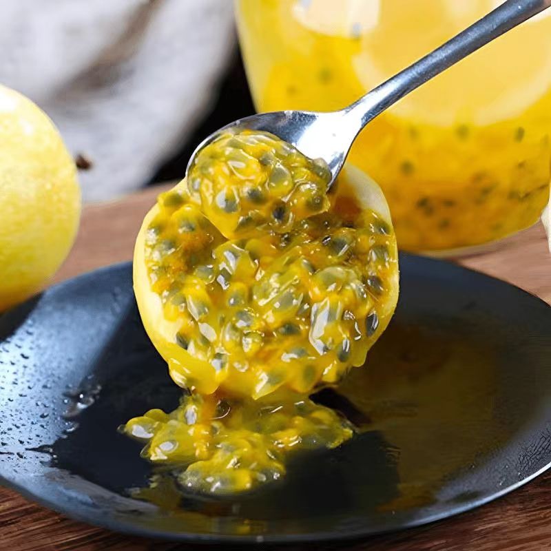 Guangxi Qinhmi No. 9 Golden Passion Fruit Fresh Fruit Seasonal Whole Box Passion Fruit Free Shipping Wholesale Trade