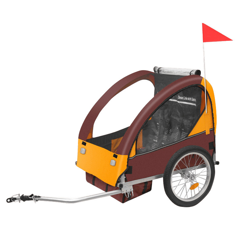 ✅A generation of outdoor riding parent-child trailer bicycle rear hanging children walking baby detachable hiking push