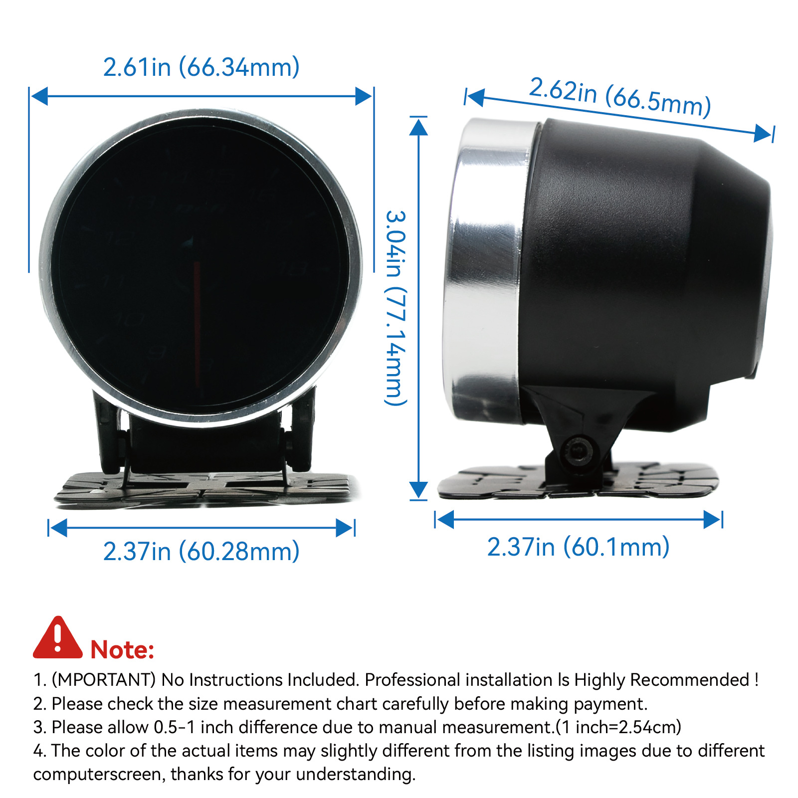 Factory Direct Sales of Car Modification Racing Gauges, Defi Multifunctional Car Oil Pressure Gauge Distribution and Shipping for Racing Modifications