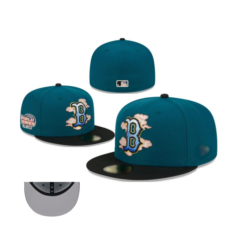 Baseball Cap for Foreign Trade Teams 2024 New Flat Brim American Sports League Closed Cap Fashion Size Flat Brim Cap