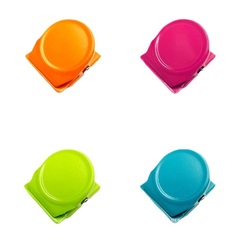 Office supplies multi-color creative magnetic clip size 35*30*23 price concessions wholesale volume spot supply